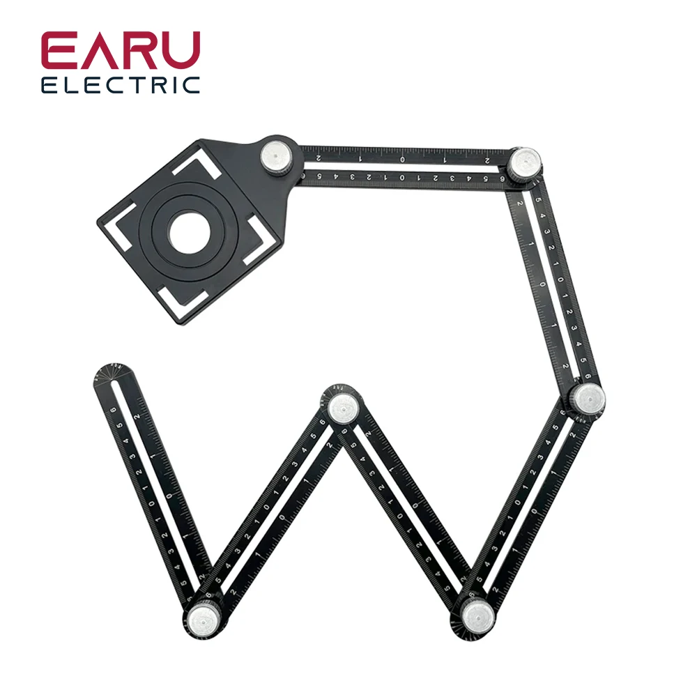 Construction Multi Angle Measuring Ruler Aluminum 6 Folding Positioning Ruler Professional DIY Wood Tile Flooring Tool Locator
Construction Multi Angle Measuring Ruler Aluminum 6 Folding Positioning Ruler Professional DIY Wood Tile Flooring Tool Locator