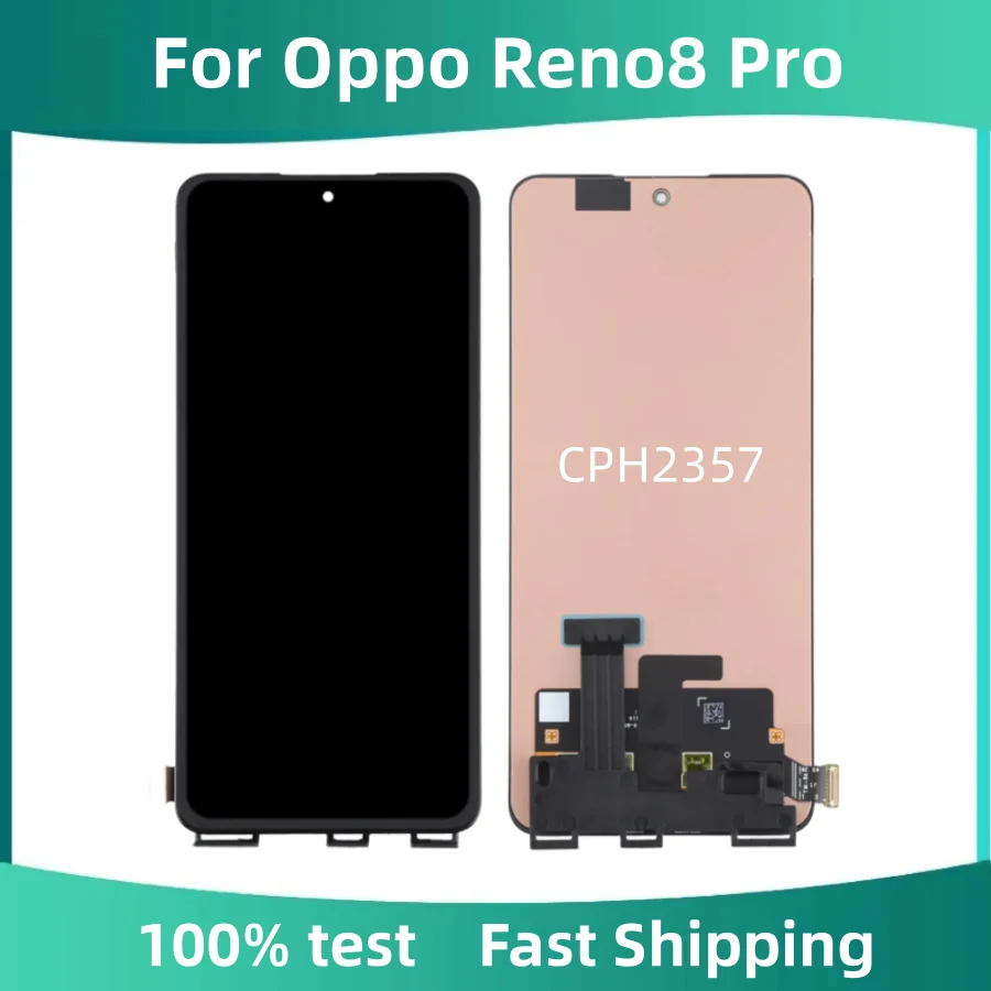 6.7'' AMOLED For Oppo Reno8 Pro 8pro lcd Touch Screen Digitizer Assembly For Reno8 Pro CPH2357 LCD Display replacement
6.7'' AMOLED For Oppo Reno8 Pro 8pro lcd Touch Screen Digitizer Assembly For Reno8 Pro CPH2357 LCD Display replacement
