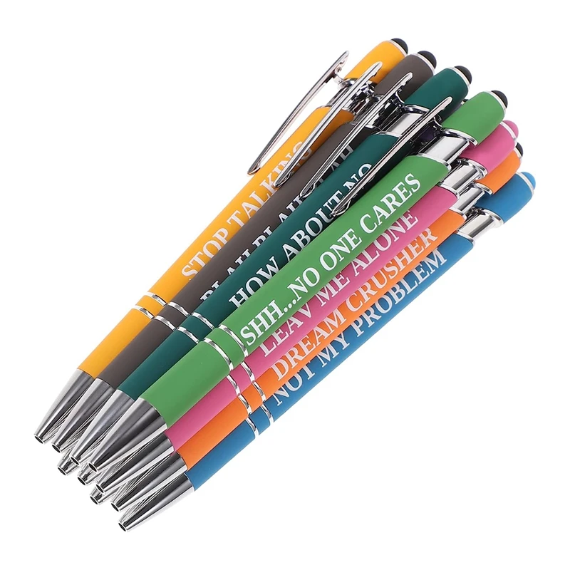 10Pcs Inspirational Slogan Pen Fine Point Gel Pens Athletic Set Interesting Writing Pen Gel Ink Pen Ballpoint Pen
10Pcs Inspirational Slogan Pen Fine Point Gel Pens Athletic Set Interesting Writing Pen Gel Ink Pen Ballpoint Pen
