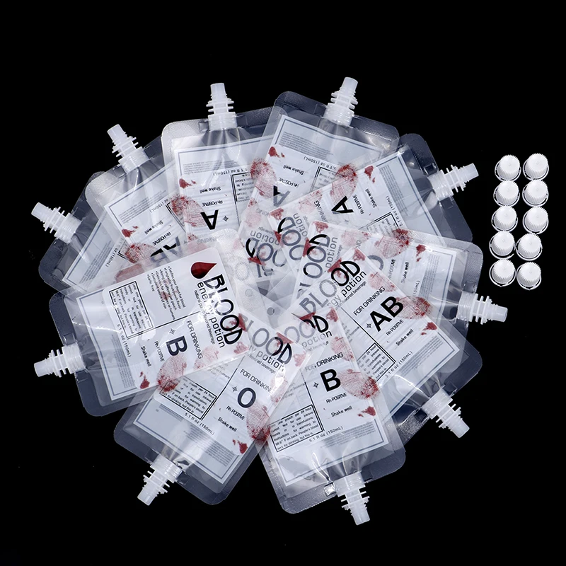 Halloween Cosplay Drink Container Bag Vampire Blood Pouch Props Zombie Beverage Drinks Bags Food Class PVC Water Bottle Decors
Halloween Cosplay Drink Container Bag Vampire Blood Pouch Props Zombie Beverage Drinks Bags Food Class PVC Water Bottle Decors