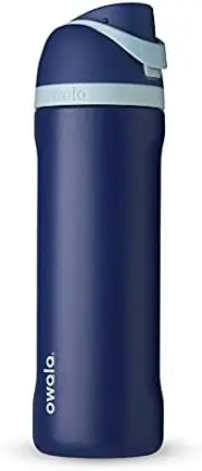 

Garrafa de água isolada de aç inoxidável com palha, garrafa de água esportiva sem BPA, ótima para viagens, 680 g, Sonserina