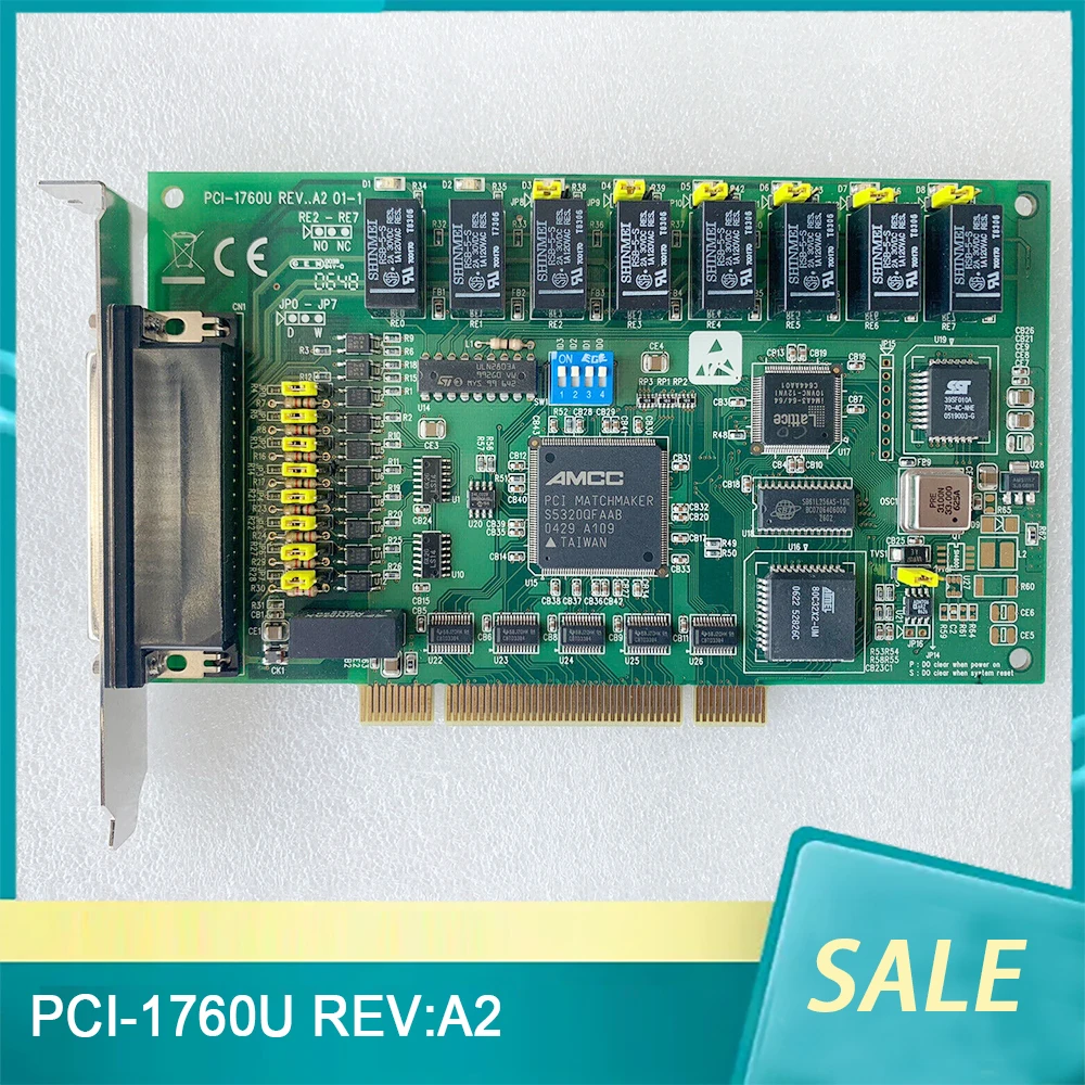 

PCI-1760U REV:A2 8-Way Relay Output Isolation Digital Input Card For Advantech High Quality Fast Ship