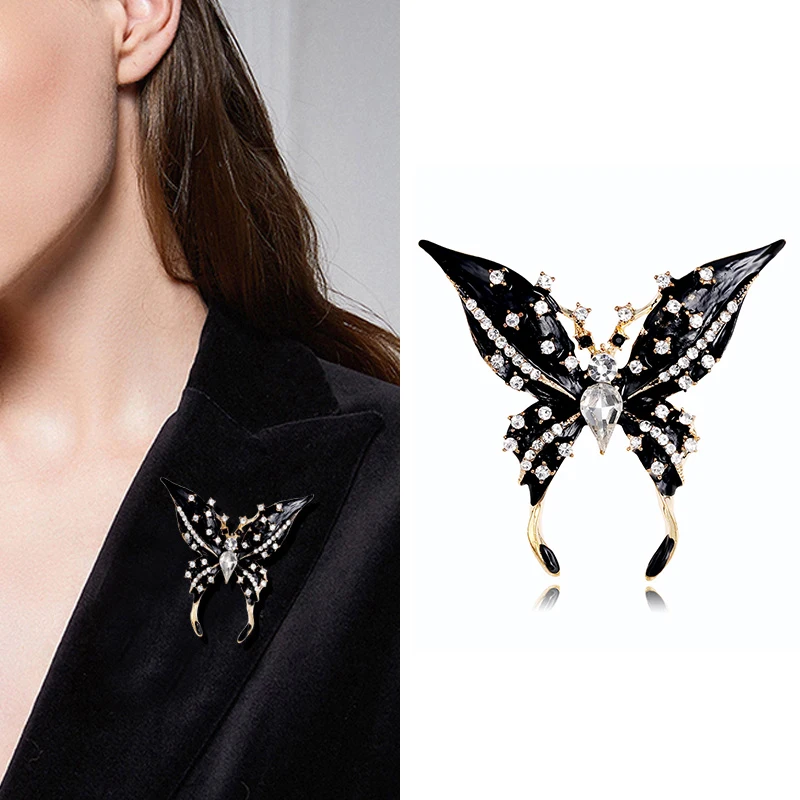 Fashion Rhinestone Insect Butterfly Brooches For Women Clothing Jewelry Party Accessories
Fashion Rhinestone Insect Butterfly Brooches For Women Clothing Jewelry Party Accessories