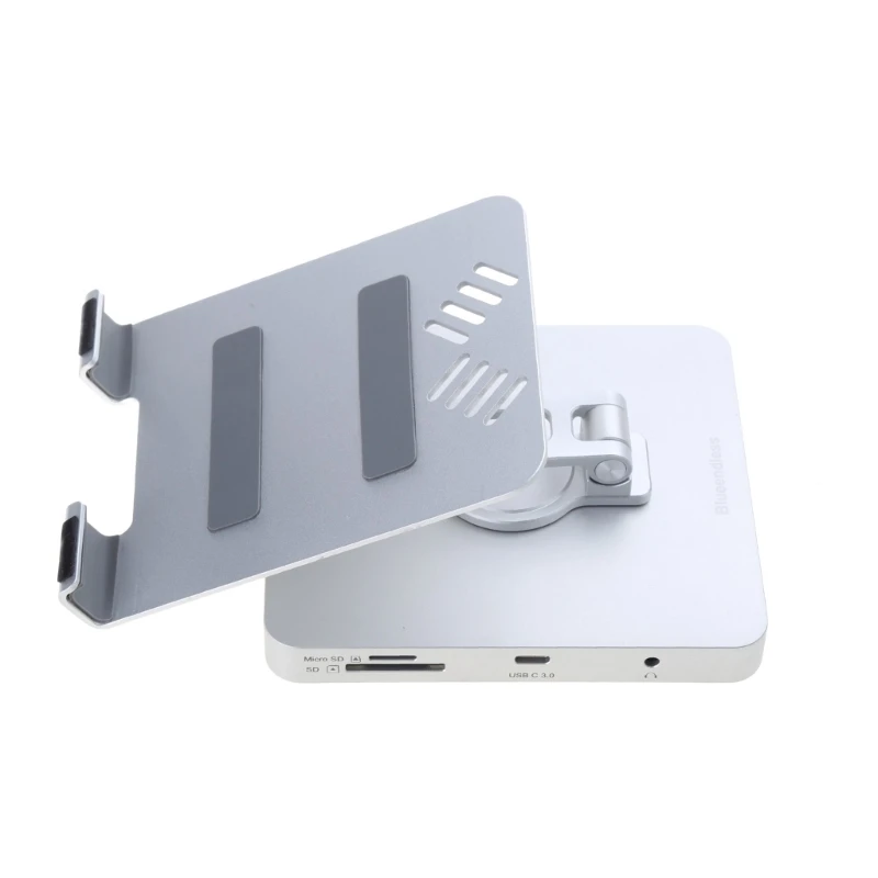 All-in-one Dock Station Type-C Portable Stand Hub with Adjustable Stand PD100W
All-in-one Dock Station Type-C Portable Stand Hub with Adjustable Stand PD100W
