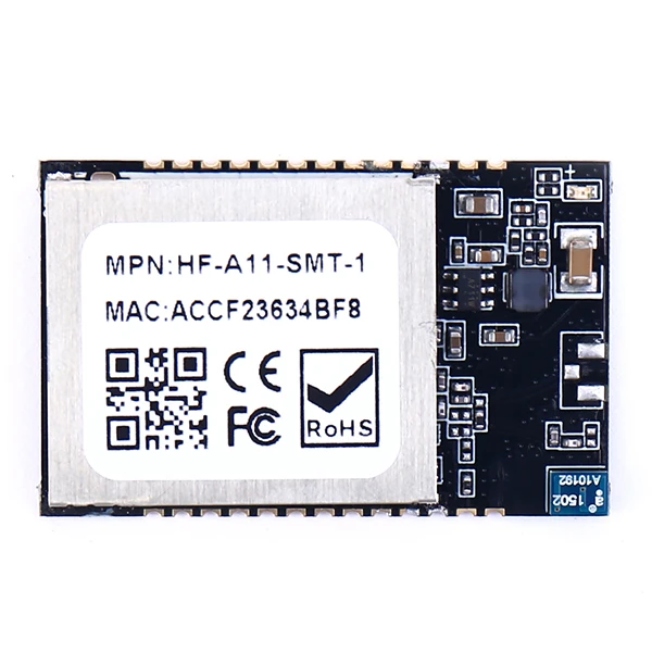 10pcs HOT selling UART to WI-FI Module Serial WIFI Module Ultra Small FCC CE HF-A11-SMT-1 IOT Antenna-internal PCB
10pcs HOT selling UART to WI-FI Module Serial WIFI Module Ultra Small FCC CE HF-A11-SMT-1 IOT Antenna-internal PCB