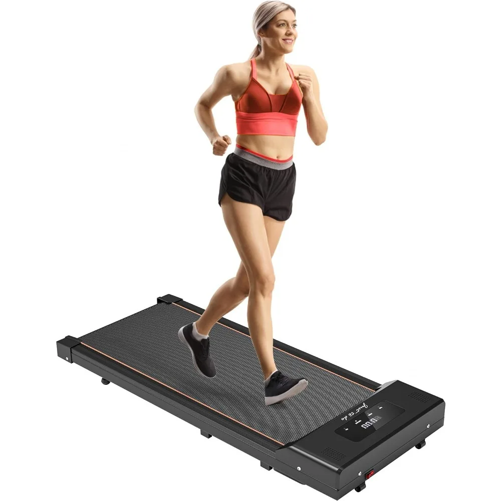 

Treadmill Under Desk Walking Pad 2 in 1 Jogging Running Portable , Slim Flat LED Display and Remote Control Treadmill