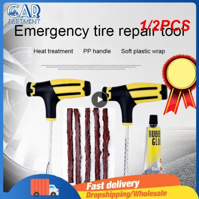 1/2PCS Car Tire Repair Kit Auto Bike Car Tire Tyre Cement Tool Puncture Plug Practical Hand Tools for Car Truck Motorbike
1/2PCS Car Tire Repair Kit Auto Bike Car Tire Tyre Cement Tool Puncture Plug Practical Hand Tools for Car Truck Motorbike