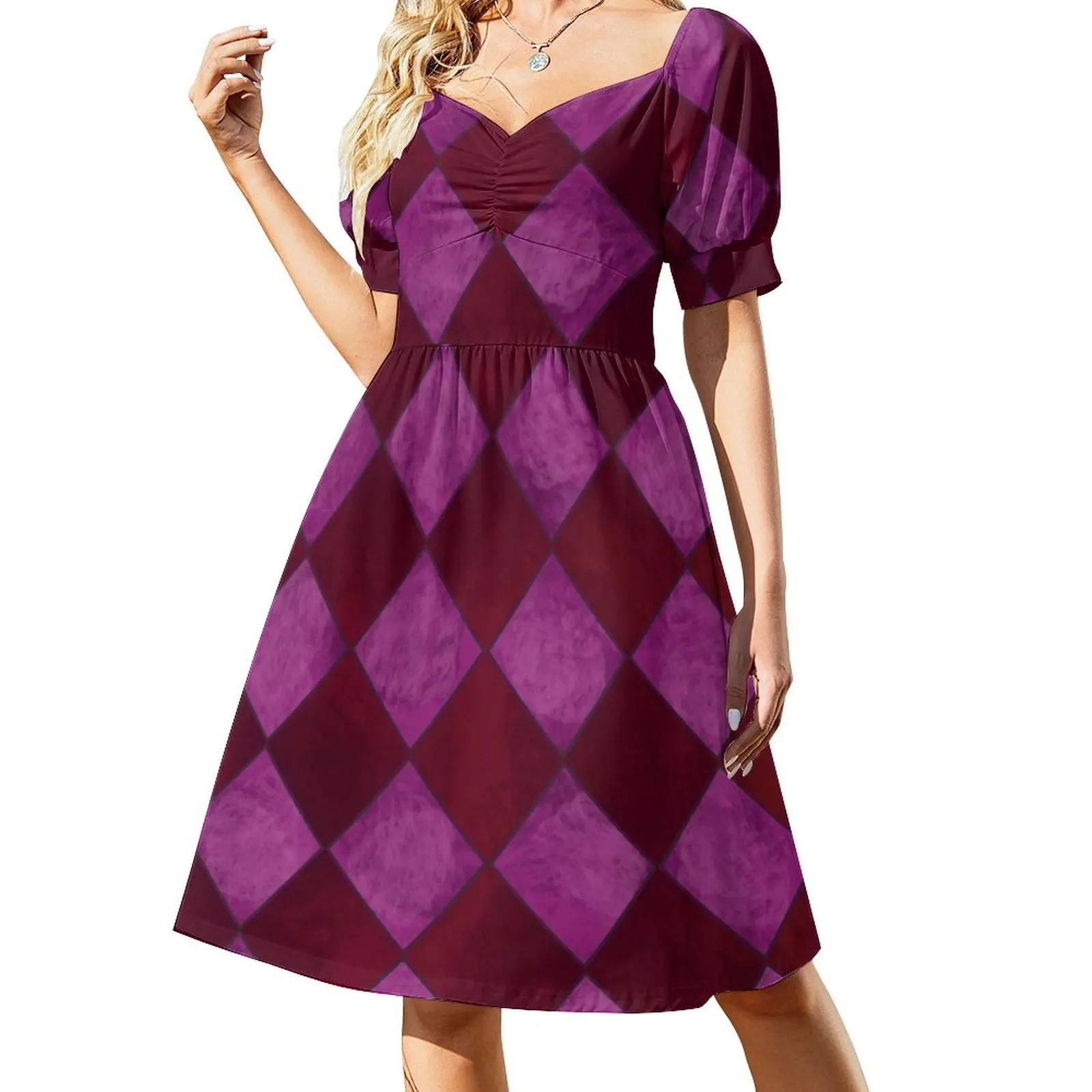 

Lili Zanotto Argyle/Diamond pattern Sleeveless Dress Long dresses Dresses gala