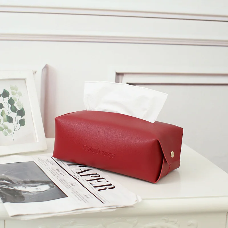 High Quality Leather Tissue Box Simple Solid Color Pu Leather Rectangular Tissue Living Room Vehicle-mounted Replace Tissue Box
High Quality Leather Tissue Box Simple Solid Color Pu Leather Rectangular Tissue Living Room Vehicle-mounted Replace Tissue Box