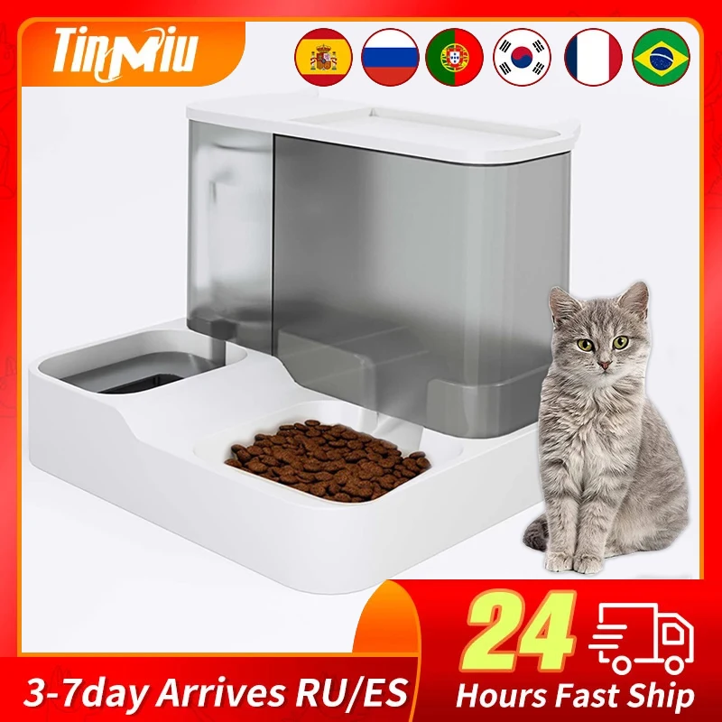 TinMiu Cat автоматическая кормушка диспенсер для воды большой емкости миска для кошек встроенная проточная вода не мокрый рот собака поилка зоотовары
TinMiu Cat автоматическая кормушка диспенсер для воды большой емкости миска для кошек встроенная проточная вода не мокрый рот собака поилка зоотовары