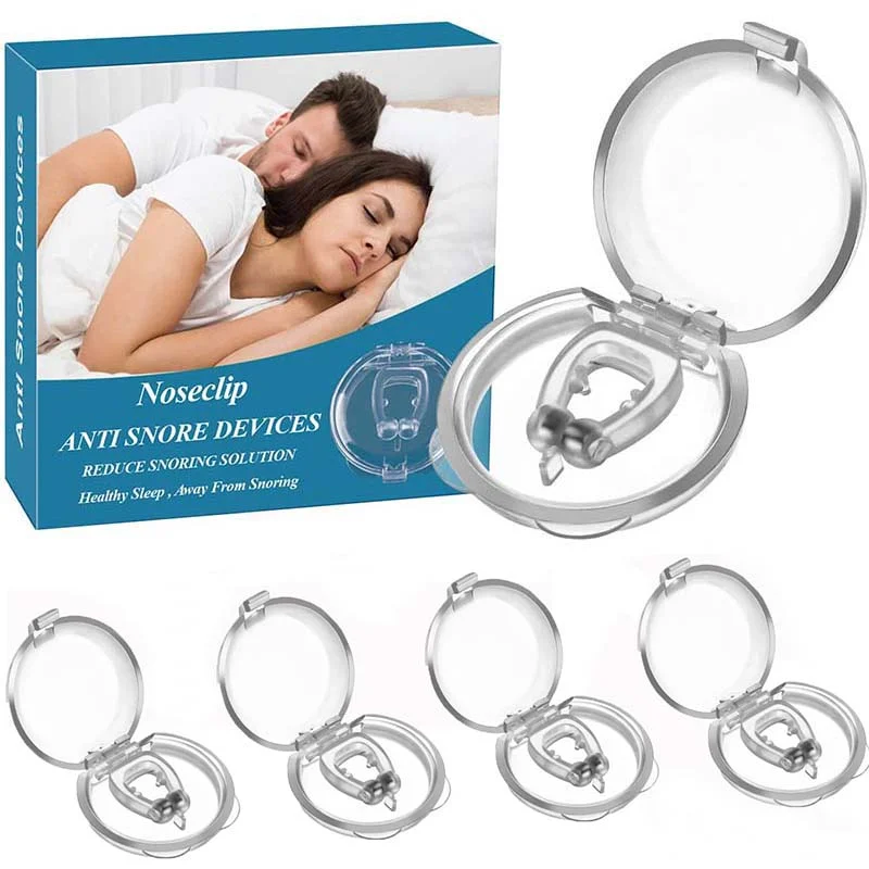 Magnetic Anti-snoring Nose Clip Anti-snoring Device Reusable Silicone Clip Anti-snoring Device for Deep Sleep Less Snoring
Magnetic Anti-snoring Nose Clip Anti-snoring Device Reusable Silicone Clip Anti-snoring Device for Deep Sleep Less Snoring