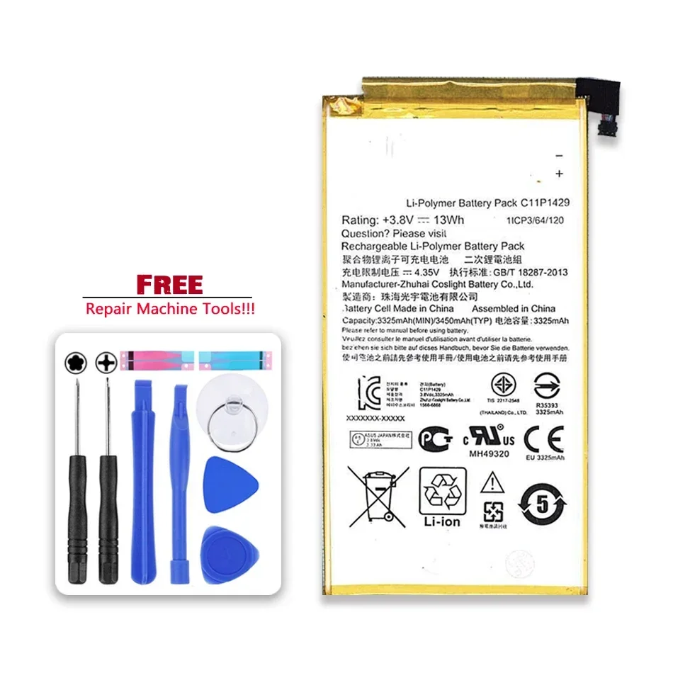 C11p1429 3450 мАч аккумулятор для планшета ASUS ZENPAD C 7,0 C7.0 Z170MG Z710CG Z710C P01Z P01Y
C11p1429 3450 мАч аккумулятор для планшета ASUS ZENPAD C 7,0 C7.0 Z170MG Z710CG Z710C P01Z P01Y