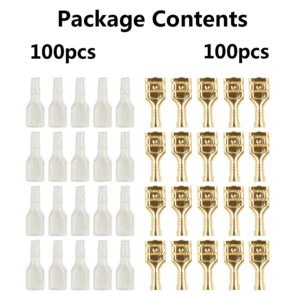 Accessories Connectors Spade Terminal Connectors Insulating Sleeves Replacement Spade Terminal 22 ~ 16AWG Crimp
Accessories Connectors Spade Terminal Connectors Insulating Sleeves Replacement Spade Terminal 22 ~ 16AWG Crimp