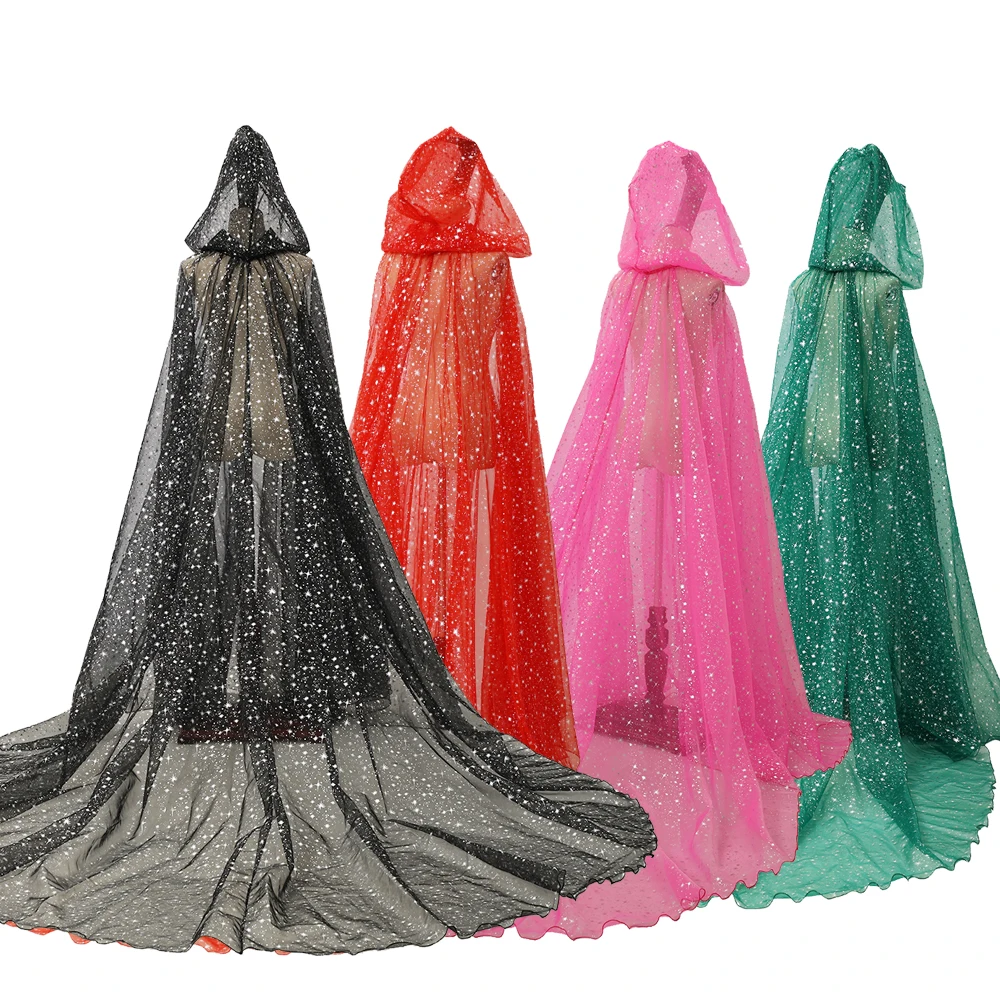 Starry Stars Hood Cloak Cape for Women Gothic Punk Party Costumes Floor Length Tulle Cloaks
Starry Stars Hood Cloak Cape for Women Gothic Punk Party Costumes Floor Length Tulle Cloaks