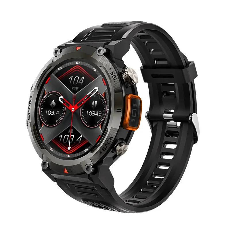 

s100ke3 Outdoor Smartwatch 1.45-inch HD large circle screen flashlight information push sports watch