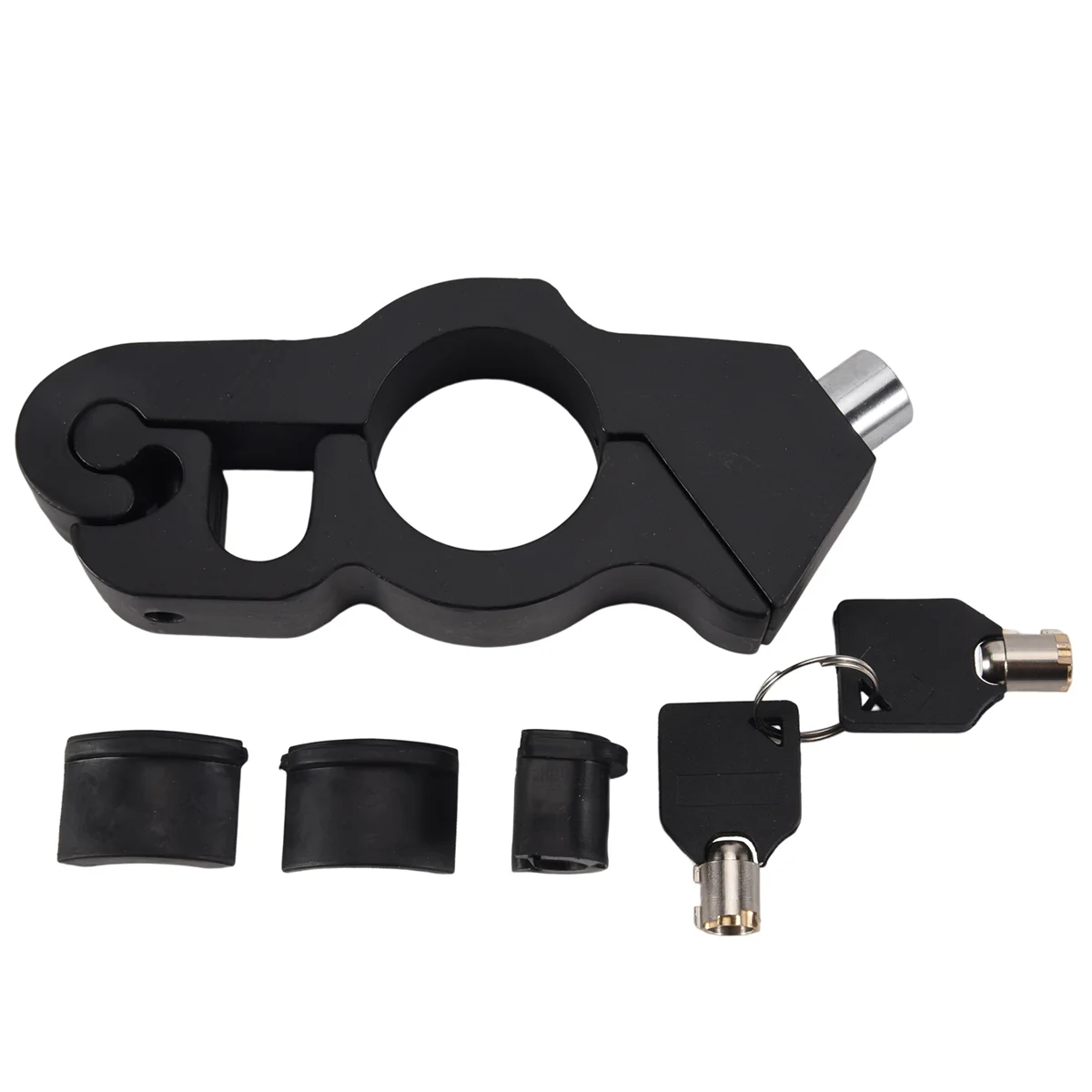 Motorcycle Lock-A Grip / Throttle / Brake / Handlebar Lock to Secure Your Bike, Scooter, Moped or ATV in Under 5 Seconds
Motorcycle Lock-A Grip / Throttle / Brake / Handlebar Lock to Secure Your Bike, Scooter, Moped or ATV in Under 5 Seconds