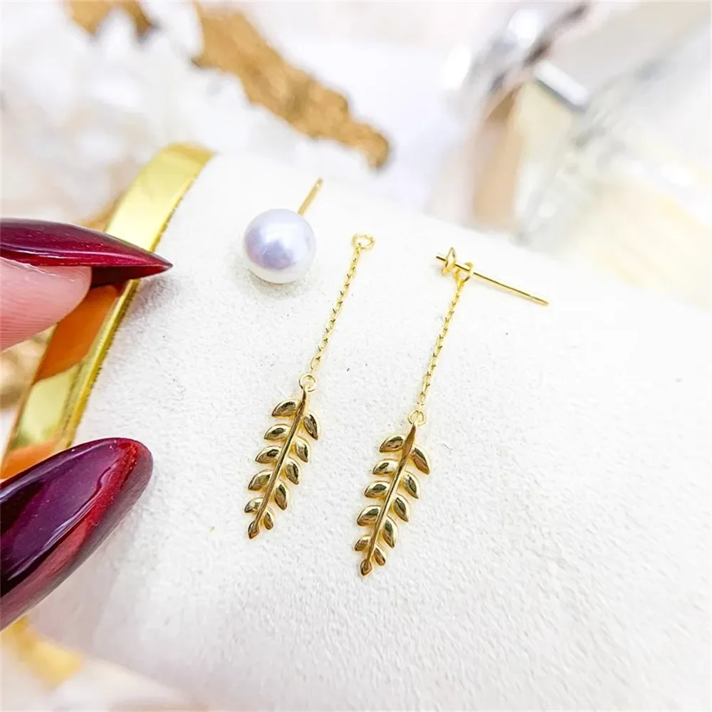 DIY Pearl Mini Accessories S925 Pure Silver Ear Nail Empty Support Dual Use Gold Silver Earrings Fit 5-8mm Round Flat E263
DIY Pearl Mini Accessories S925 Pure Silver Ear Nail Empty Support Dual Use Gold Silver Earrings Fit 5-8mm Round Flat E263