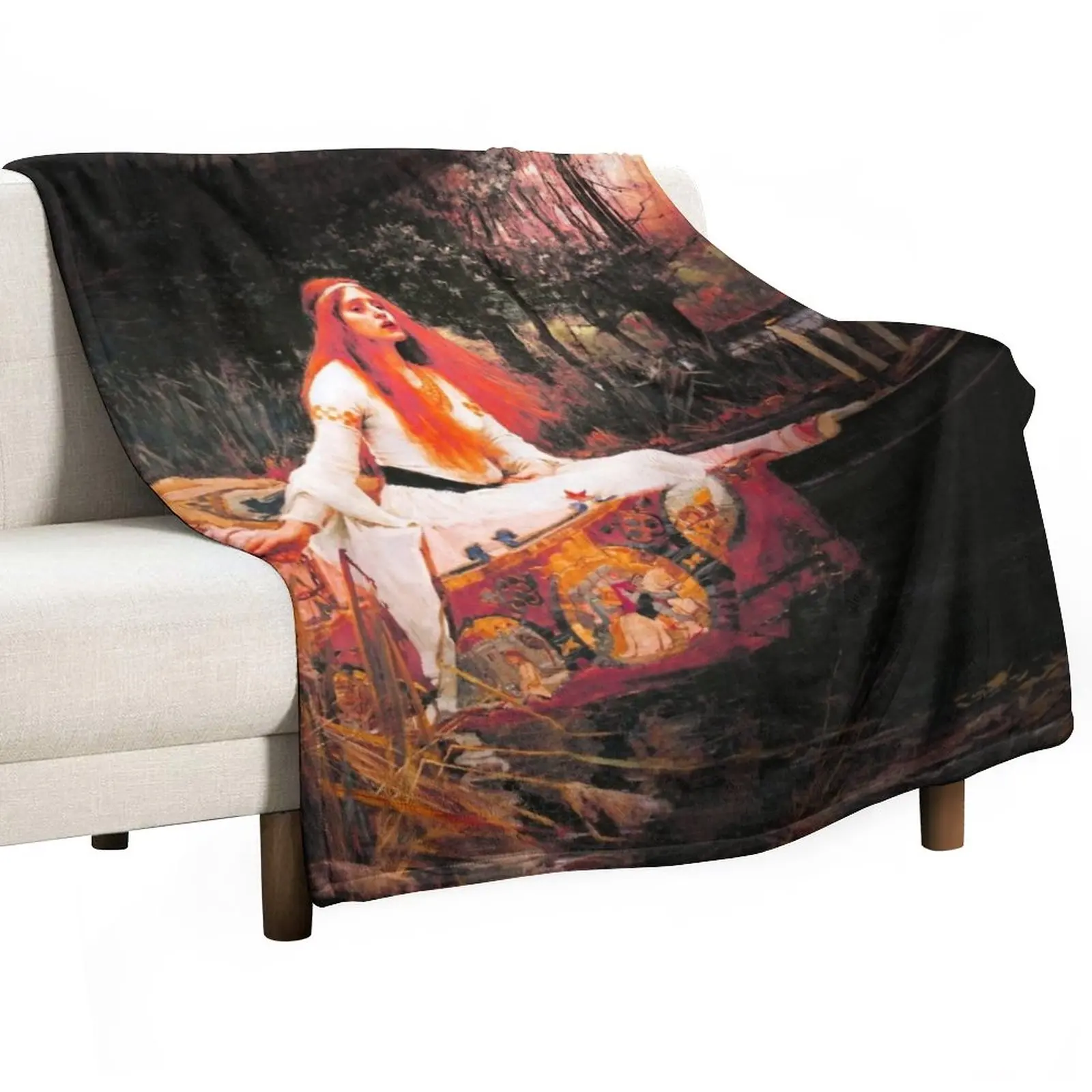 Vivid Retro - The Lady of Shalott Throw Blanket wednesday Softest Blanket Luxury St Blanket
Vivid Retro - The Lady of Shalott Throw Blanket wednesday Softest Blanket Luxury St Blanket