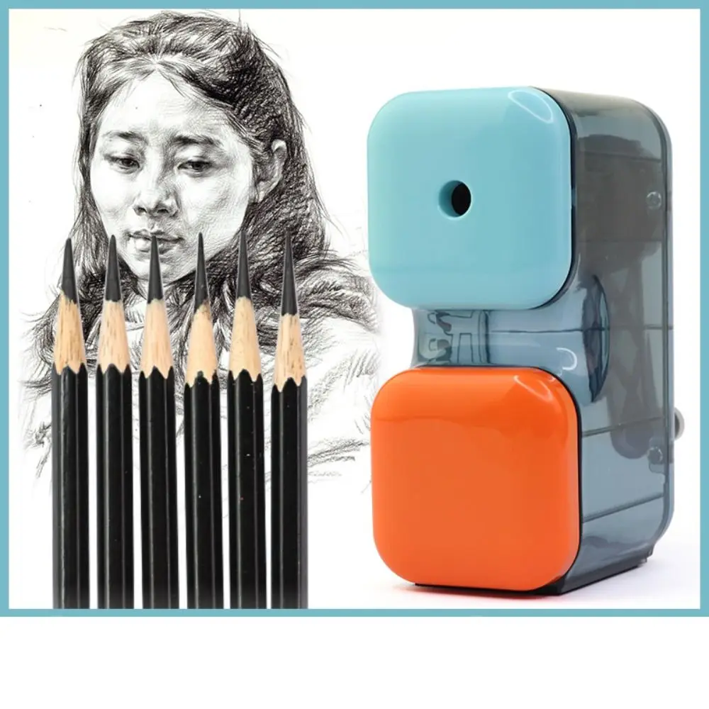 Plastic Pencil Sharpener Manual Pencil Sharpener Tool High Quality Mechanical Pencil Sharpeners for School Office Supplies
Plastic Pencil Sharpener Manual Pencil Sharpener Tool High Quality Mechanical Pencil Sharpeners for School Office Supplies