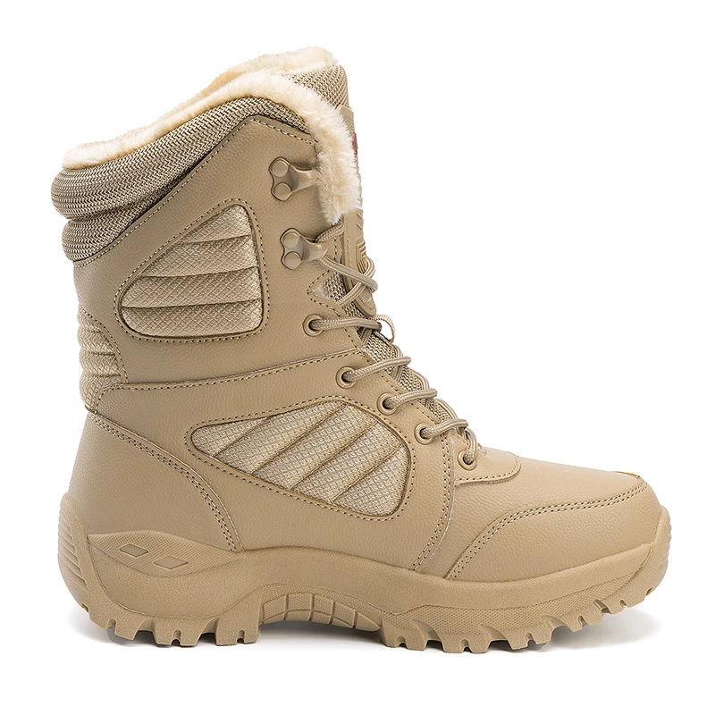 Snow boots men's plus size Joker warm non-slip boots mountaineering outdoor high-top men's tide shoes plus velvet thickening
Snow boots men's plus size Joker warm non-slip boots mountaineering outdoor high-top men's tide shoes plus velvet thickening