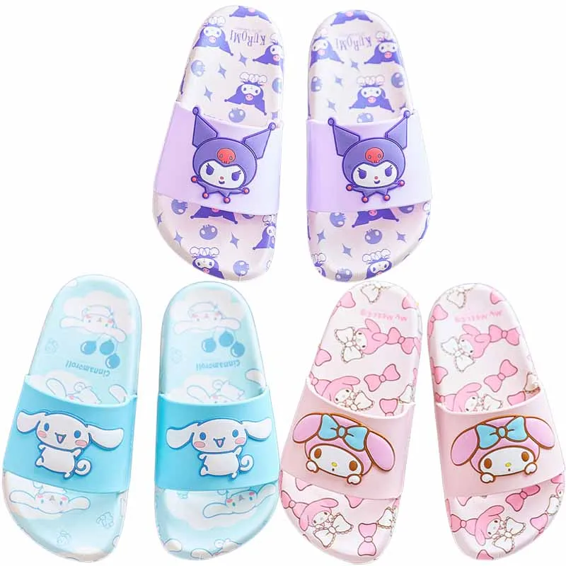 Сандалии Sanrios для мальчиков и девочек, Мультяшные шлепанцы в стиле аниме, коричная курол, моя мелодия, домашняя обувь, Нескользящие тапочки 
Сандалии Sanrios для мальчиков и девочек, Мультяшные шлепанцы в стиле аниме, коричная курол, моя мелодия, домашняя обувь, Нескользящие тапочки
