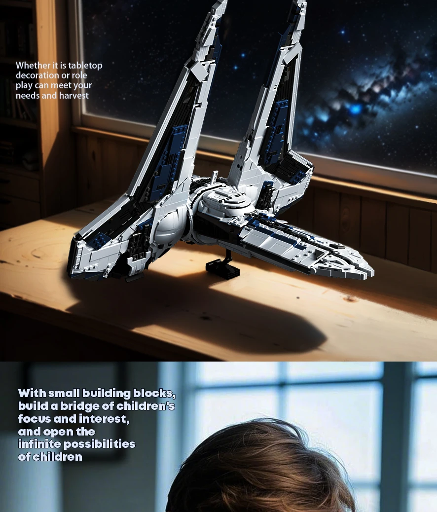 MOC-188327 2948PCS Fighter Transport Vehicle Assembly Building Blocks Model Boys Puzzle Education Birthday Christmas Toy Gifts MOC-188327 2948PCS Fighter Transport Vehicle Assembly Building Blocks Model Boys Puzzle Education Birthday Christmas Toy Gifts