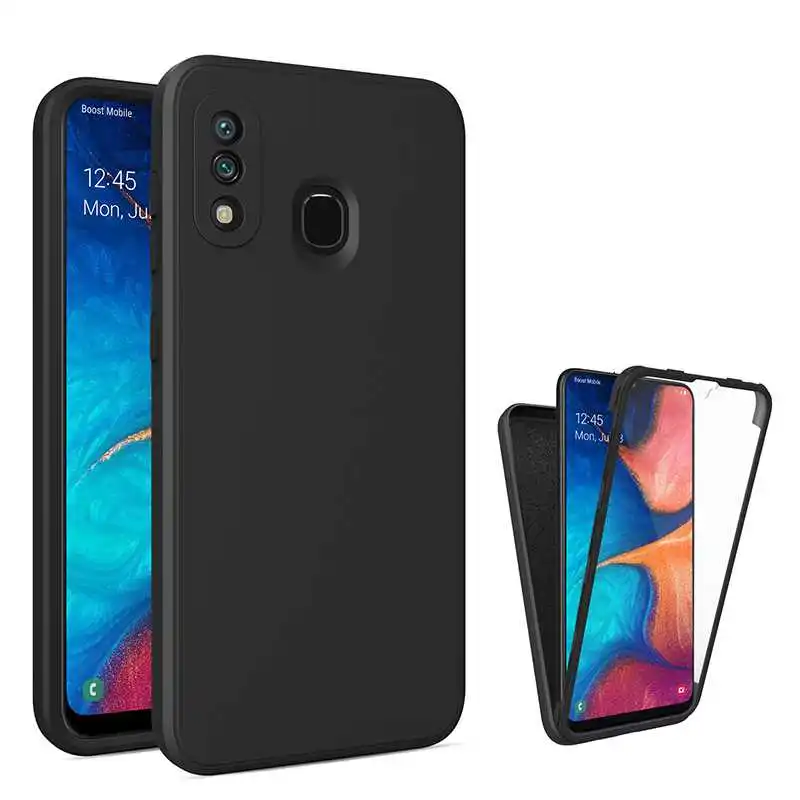 Heouyiuo 360 Full Coverage Soft Case For Samsung Galaxy A20 A20s Phone Cover |