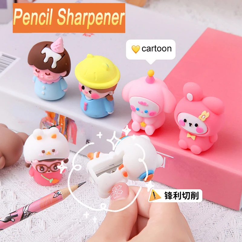 1 Pc Silicone Kawaii Cartoon Pencil Sharpener back to school sharpener pencil office school supplies stationery supplies
1 Pc Silicone Kawaii Cartoon Pencil Sharpener back to school sharpener pencil office school supplies stationery supplies