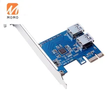 PCI-E Expansion Card 2 Ports USB 3.0 HUB Controller Adapter Riser Cards for Bitcoin Mining Device Miner Antminer
PCI-E Expansion Card 2 Ports USB 3.0 HUB Controller Adapter Riser Cards for Bitcoin Mining Device Miner Antminer