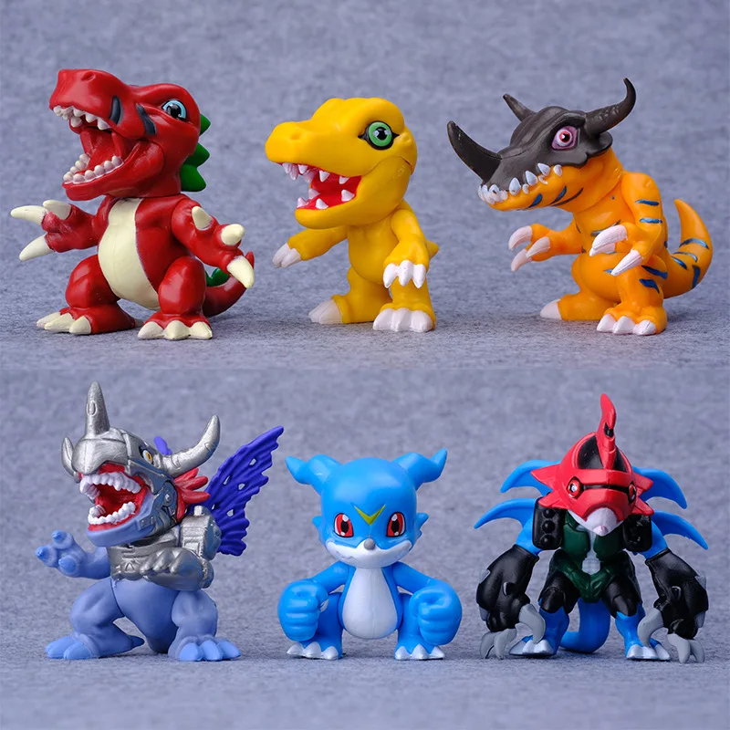 6 шт./набор Digimon Приключения агумон металлический серый V-mon мультфильм Q версия ПВХ экшн фотоигрушки
6 шт./набор Digimon Приключения агумон металлический серый V-mon мультфильм Q версия ПВХ экшн фотоигрушки