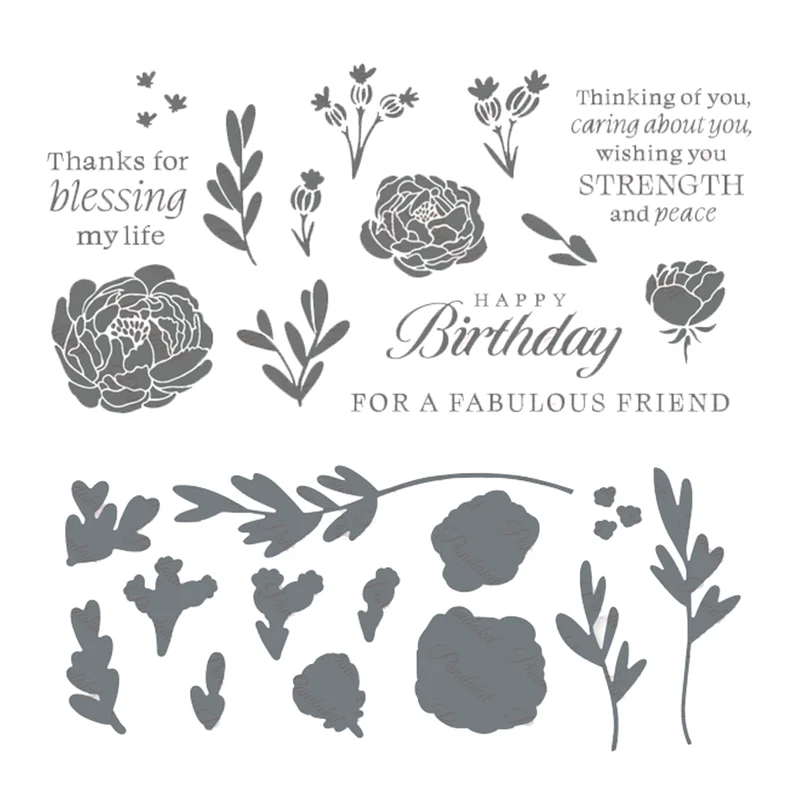Blossom Happy Birthday Blessing 2023-2024 Annual Catalog Cutting Dies Clear Stamp Scrapbooking Frame Card Craft
Blossom Happy Birthday Blessing 2023-2024 Annual Catalog Cutting Dies Clear Stamp Scrapbooking Frame Card Craft