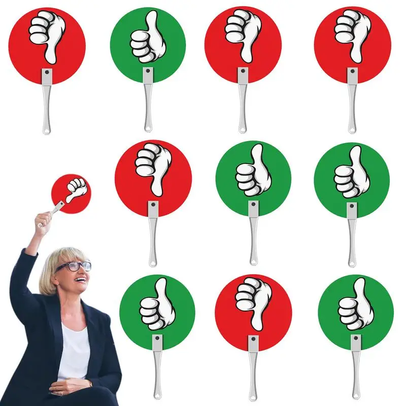 Auction Paddles True False Paddles 10pcs Voting Paddles Yes Or No Paddles Green Red For Teacher And Student Interaction
Auction Paddles True False Paddles 10pcs Voting Paddles Yes Or No Paddles Green Red For Teacher And Student Interaction