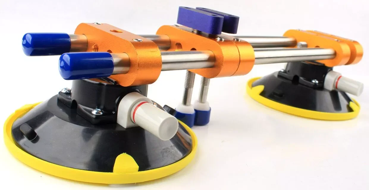 

Seamless Stone Seam Setter Manual Rubber Vacuum Leveling Setter for joint with 6" Suction Cups