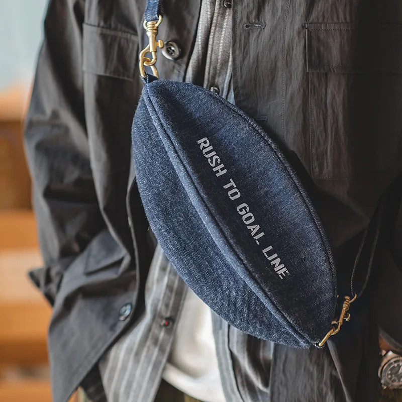 Fashion Words Unisex Jeans Canvas Bag For Men Retro Style Ball Shoulder Bag For Women Casual Shopping Crossbody Phone Bag
Fashion Words Unisex Jeans Canvas Bag For Men Retro Style Ball Shoulder Bag For Women Casual Shopping Crossbody Phone Bag