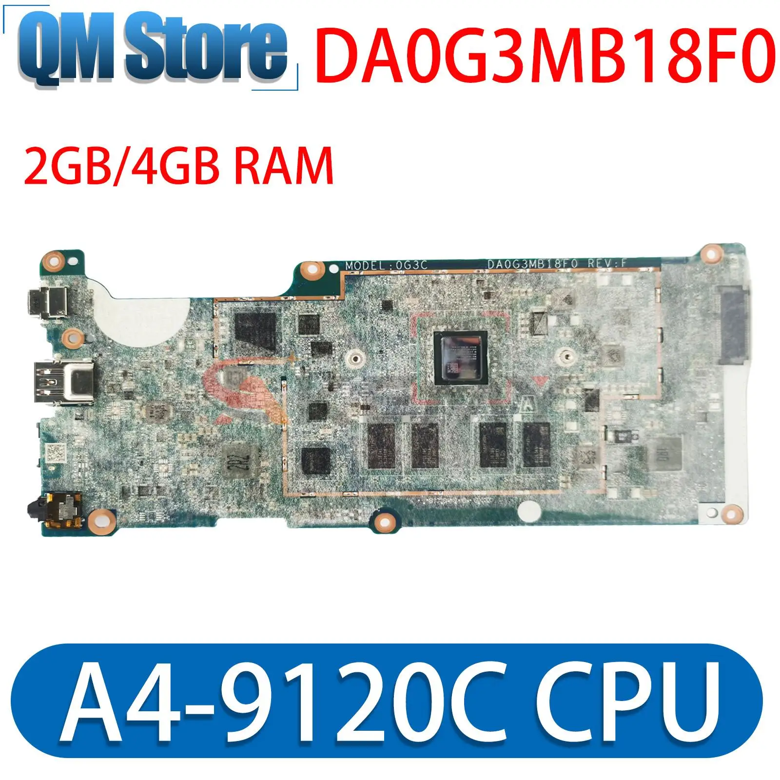 Материнская плата DA0G3MB18F0 для ноутбука HP Chromebook 11A G6 EE с процессором A4-9120C 2 ГБ/4 ГБ ОЗУ 16 Гб памяти
Материнская плата DA0G3MB18F0 для ноутбука HP Chromebook 11A G6 EE с процессором A4-9120C 2 ГБ/4 ГБ ОЗУ 16 Гб памяти
