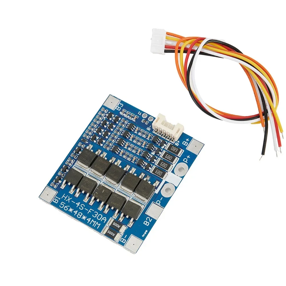 BMS 4S 3.2V 3.7V 30A LiFePO4 / Lithium Battery Charge Protection Board 14.8V Battery Packs With Balance
BMS 4S 3.2V 3.7V 30A LiFePO4 / Lithium Battery Charge Protection Board 14.8V Battery Packs With Balance