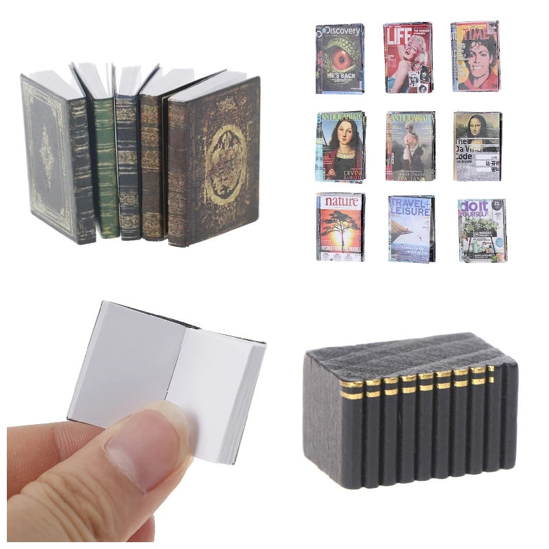 3pcs/set 1:12 Dollhouse Miniature Classical Book Scene Model Fashion Magazine Model Accessories Toys
3pcs/set 1:12 Dollhouse Miniature Classical Book Scene Model Fashion Magazine Model Accessories Toys
