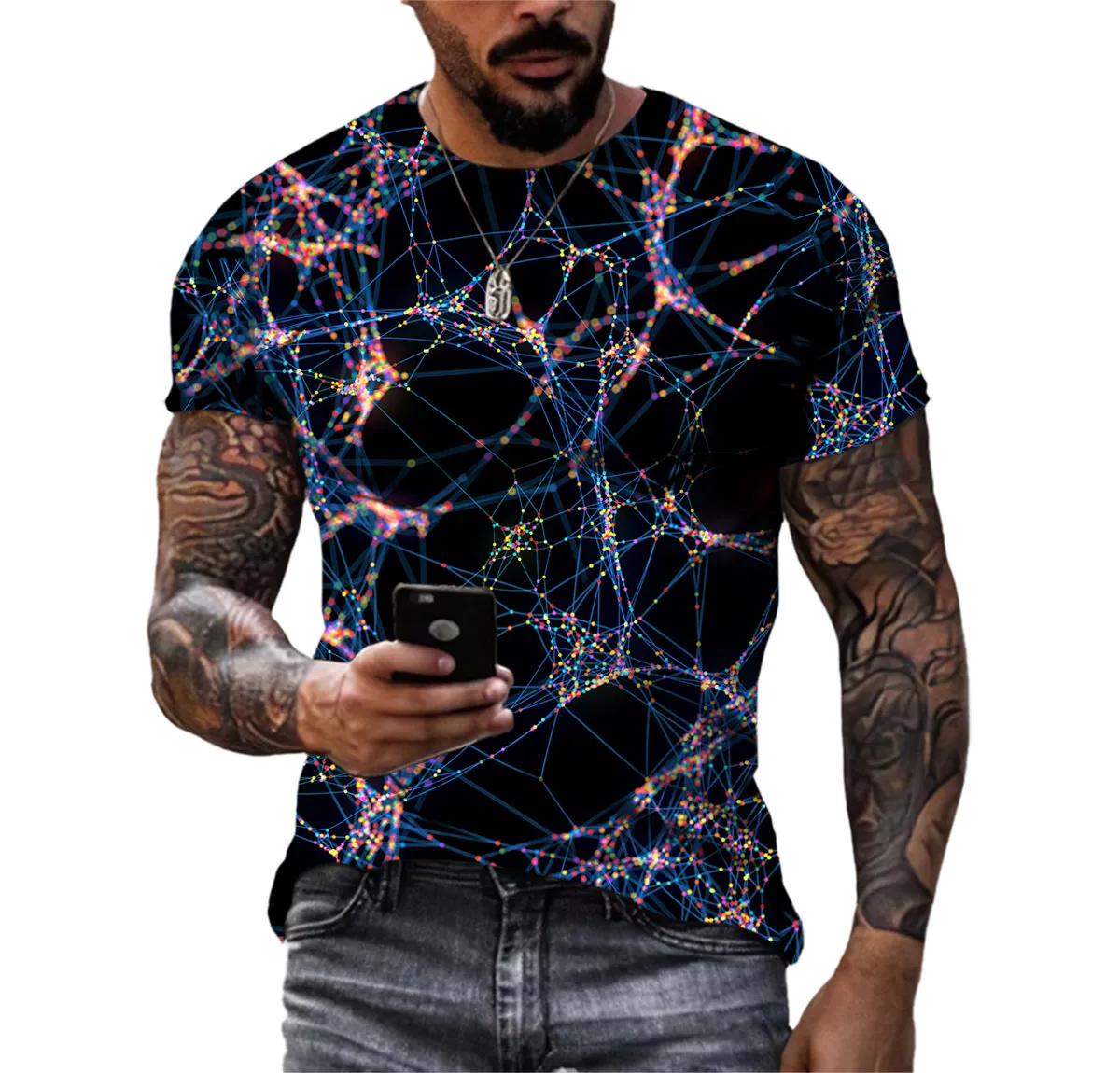 Viral Cell 3d Printing Funny Summer Men'S T-Shirt Personality Alternative Fashion Trend O Collar Loose Comfortable Quality Top
Viral Cell 3d Printing Funny Summer Men'S T-Shirt Personality Alternative Fashion Trend O Collar Loose Comfortable Quality Top