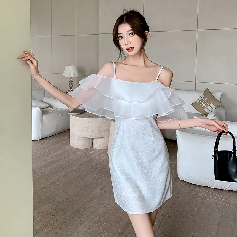 Women's Dress 2024 Summer New Office Lady French Korea Style Flounced Patchwork Solid Sleeveless Dresses
Women's Dress 2024 Summer New Office Lady French Korea Style Flounced Patchwork Solid Sleeveless Dresses