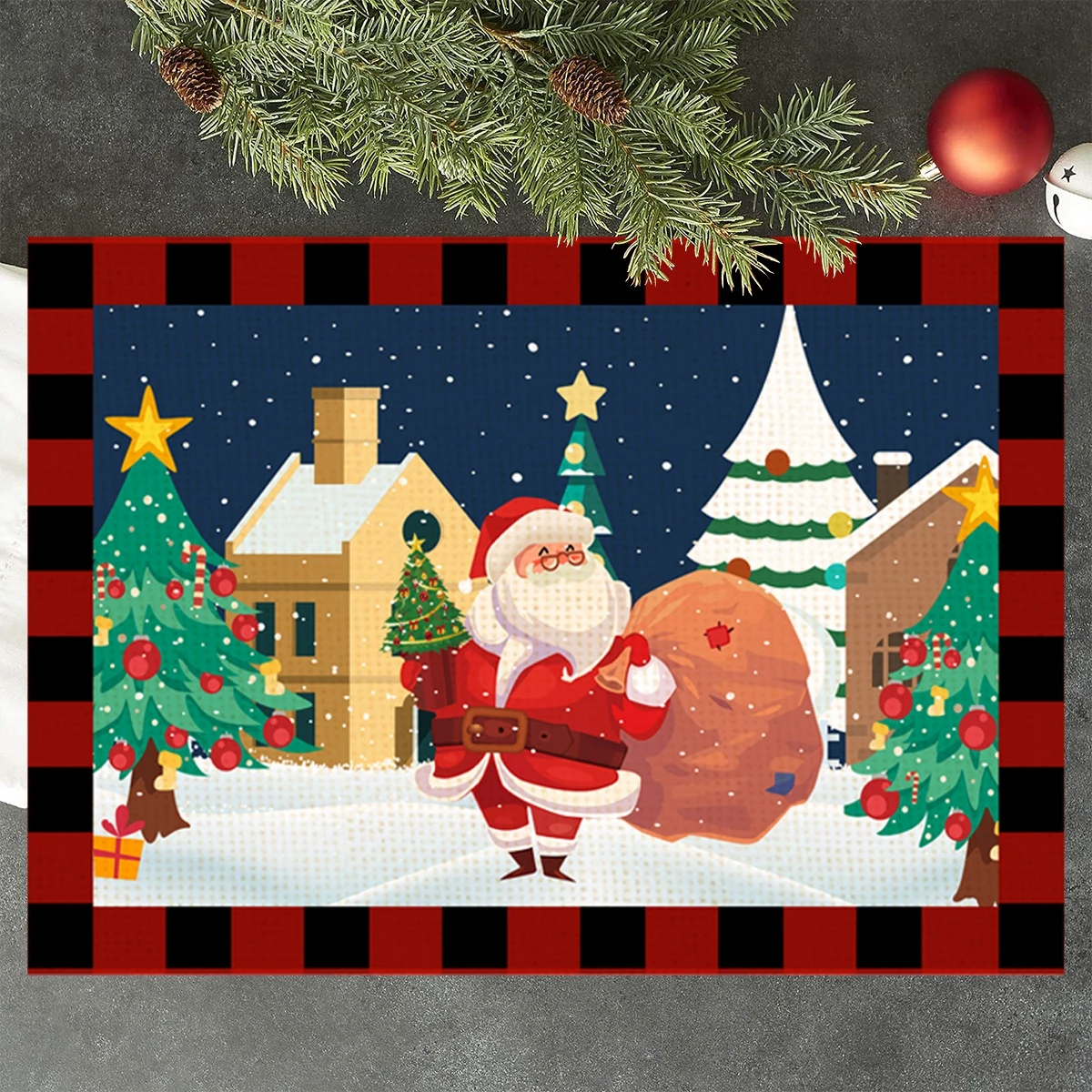 

Рождественские украшения для дома, лось, дверной коврик, Рождественское украшение, новый год 2024, подарки на Рождество, вечерние, Декор, Рождество, Рождество 2023, коврик, коврик