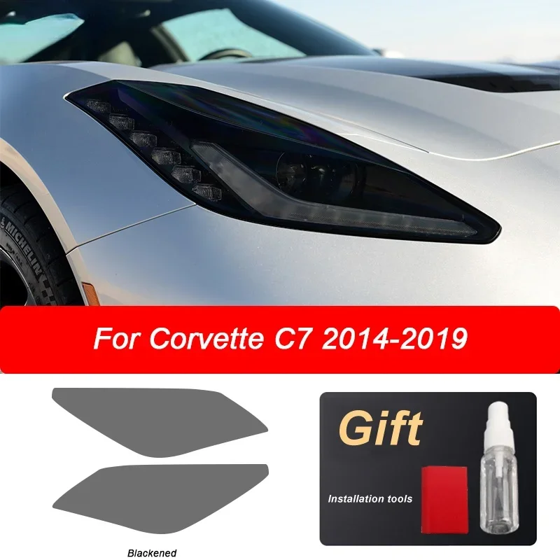 2 car headlights protective film vinyl transparent black TPU stickers for Chevrolet Corvette C7 C8 2014- Gift Accessories
2 car headlights protective film vinyl transparent black TPU stickers for Chevrolet Corvette C7 C8 2014- Gift Accessories