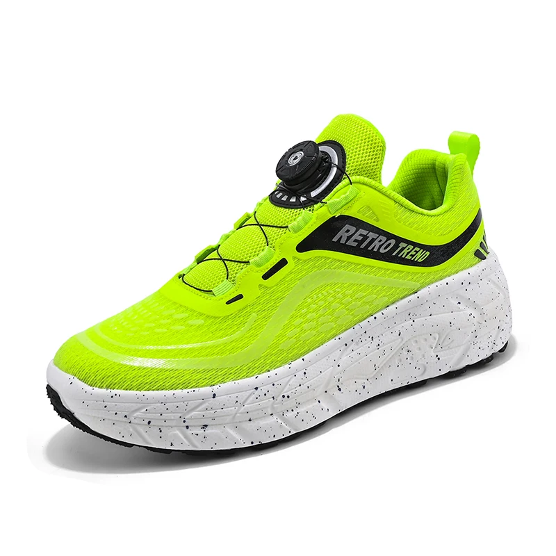 Fashion Rotary Buckle Male Sneakers Quality Unisex Running Sports Shoes Breathable Trainers Mens Jogging Sneakers Platform Tenis
Fashion Rotary Buckle Male Sneakers Quality Unisex Running Sports Shoes Breathable Trainers Mens Jogging Sneakers Platform Tenis