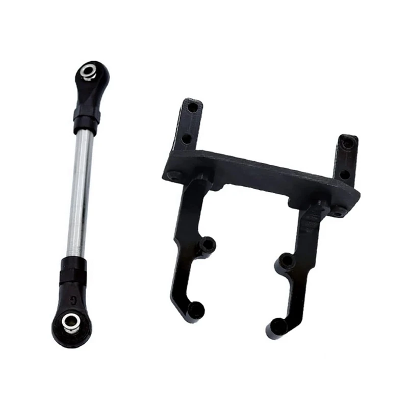 Black Servo Mount Stand With Steering Link Rod For Axial SCX10 II 90046 90047 1/10 RC Crawler Upgrade Parts
Black Servo Mount Stand With Steering Link Rod For Axial SCX10 II 90046 90047 1/10 RC Crawler Upgrade Parts