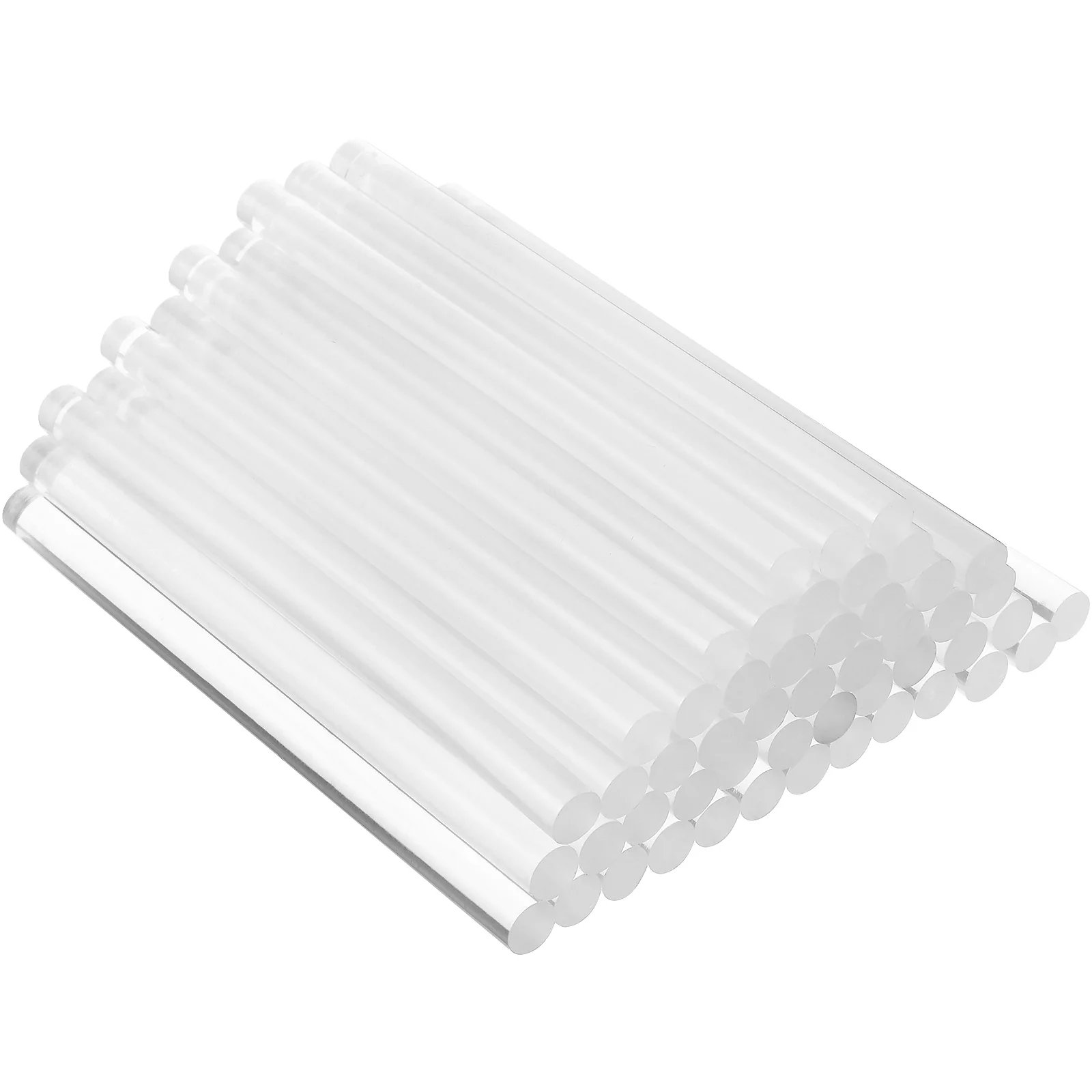 

50 Pcs Glue Sticks Clear Hot Glue Sticks Hot Melt Sticks Handicrafts Repairing 7mm Diameter Glue Sticks for Crafting