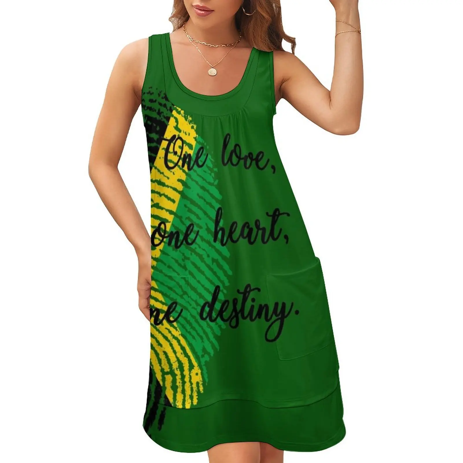 One love Sleeveless U-Neck Fake Two Piece Dress dress summer women's fashion dresses elegant women's sets
One love Sleeveless U-Neck Fake Two Piece Dress dress summer women's fashion dresses elegant women's sets