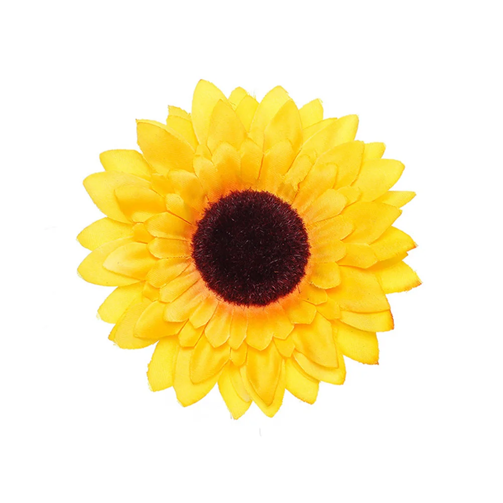 Sunflower Hairpin Beautiful Photography Prop Sunflower Hair Clip Headdress for Beach Outdoor (Yellow)
Sunflower Hairpin Beautiful Photography Prop Sunflower Hair Clip Headdress for Beach Outdoor (Yellow)