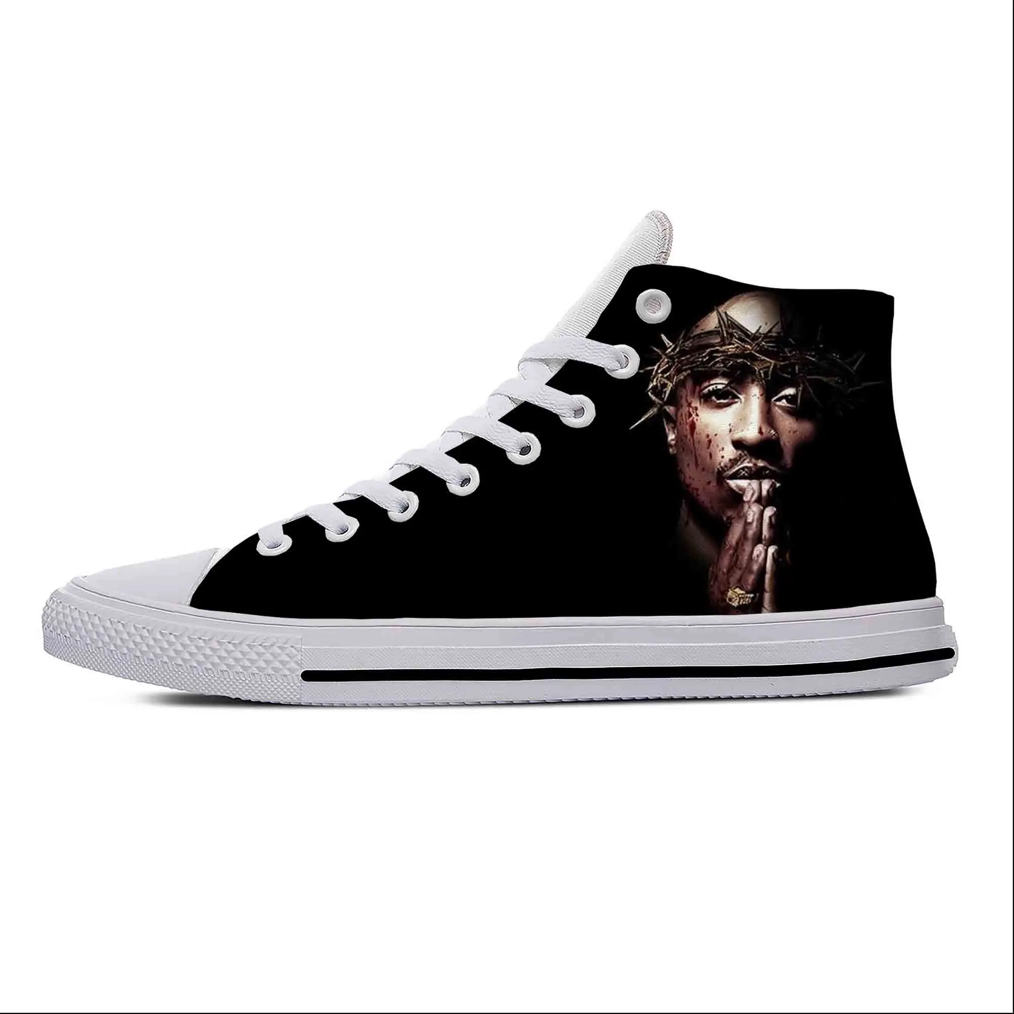 Tupac Hip Hop Rap 2pac Makaveli All Eyez On Me Casual Cloth Shoes High Top Lightweight Breathable 3D Print Men Women Sneakers
Tupac Hip Hop Rap 2pac Makaveli All Eyez On Me Casual Cloth Shoes High Top Lightweight Breathable 3D Print Men Women Sneakers