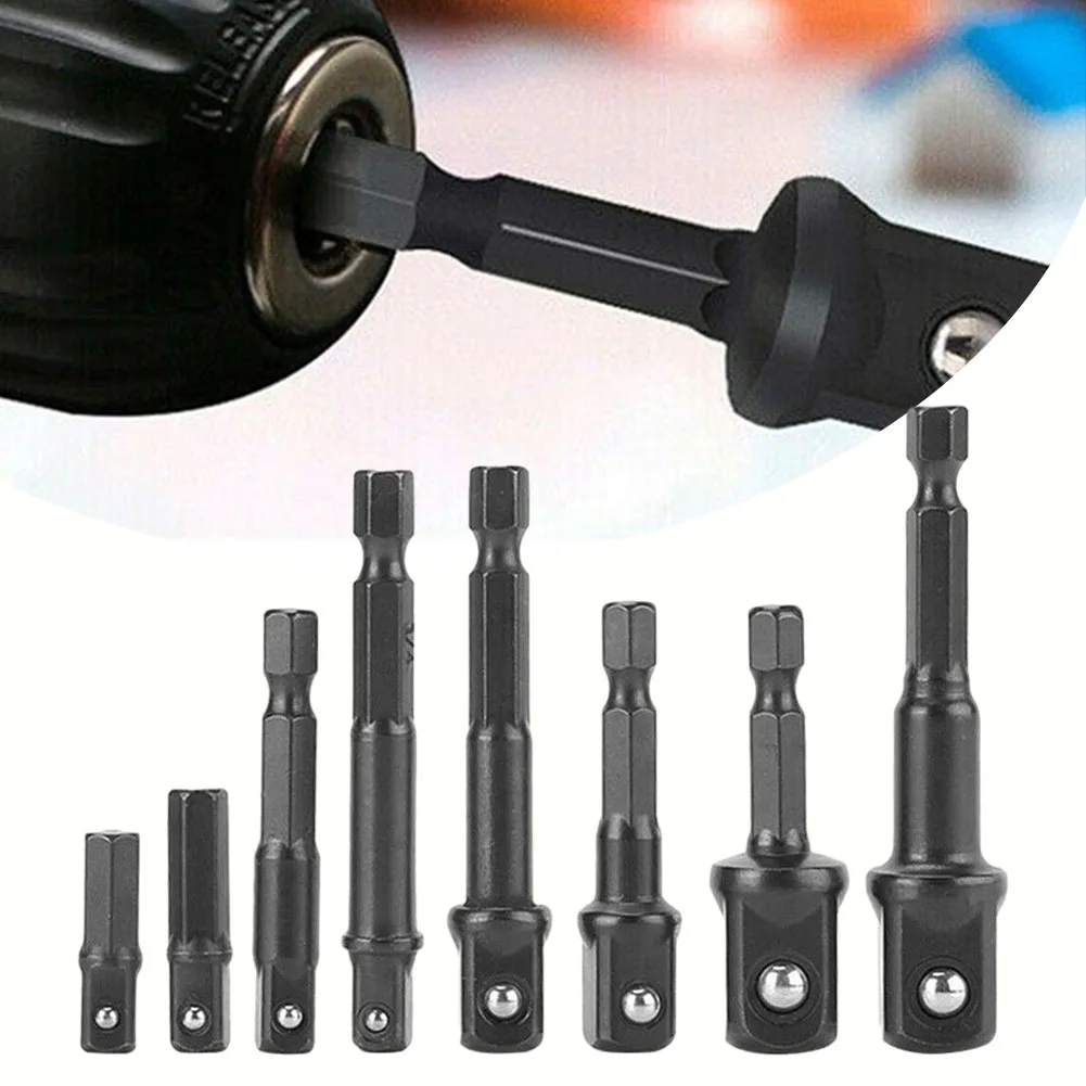 8pcs Drill Socket Adapter 1/4inch Hex Shank To Square Head Socket Extension Bar For Impact Driver Hand Tools 1/2 3/8 1/4
8pcs Drill Socket Adapter 1/4inch Hex Shank To Square Head Socket Extension Bar For Impact Driver Hand Tools 1/2 3/8 1/4