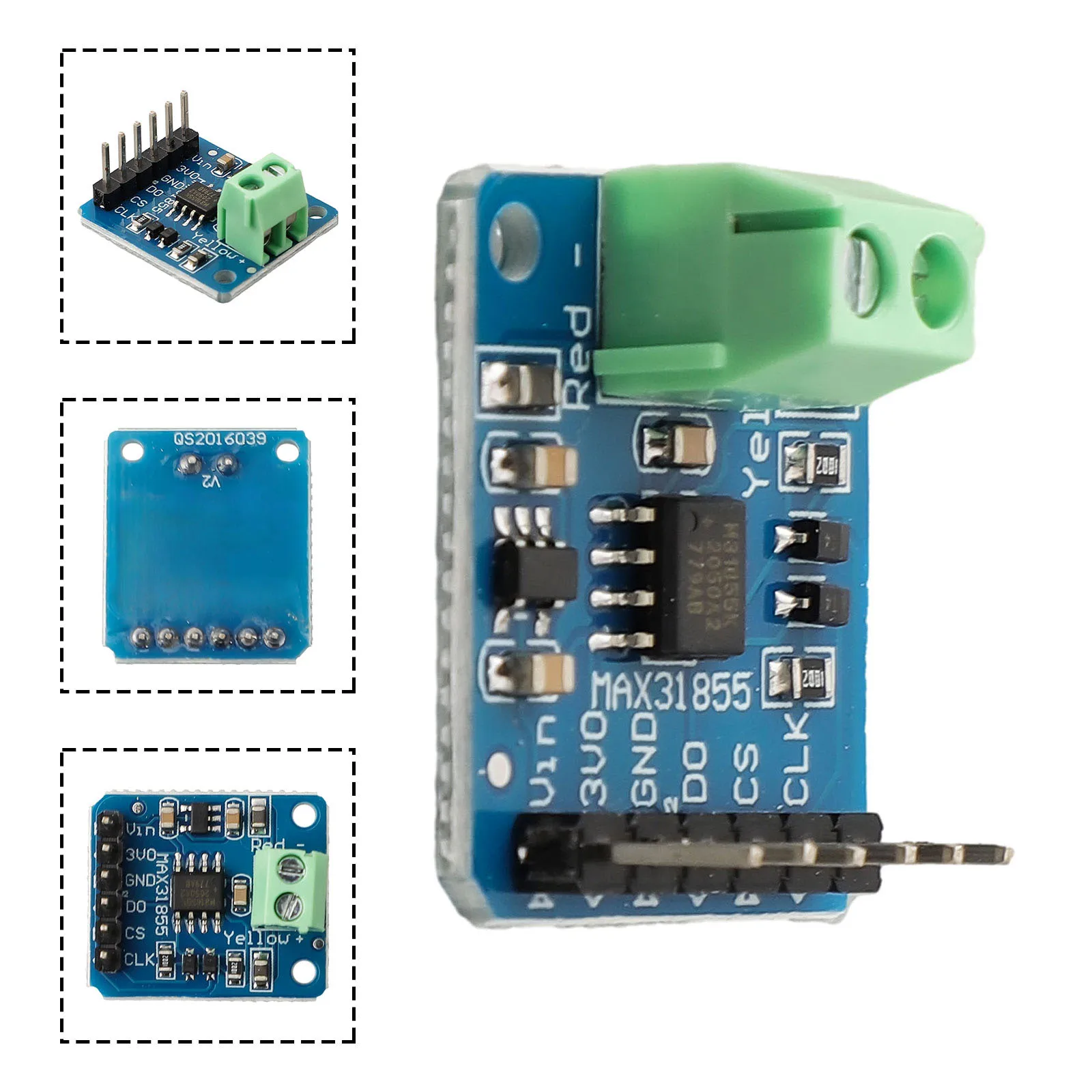 High-speed Transmission Thermocouple Board MAX31855 Module Measurement Temp Sensor Thermocouple Breakout Board
High-speed Transmission Thermocouple Board MAX31855 Module Measurement Temp Sensor Thermocouple Breakout Board