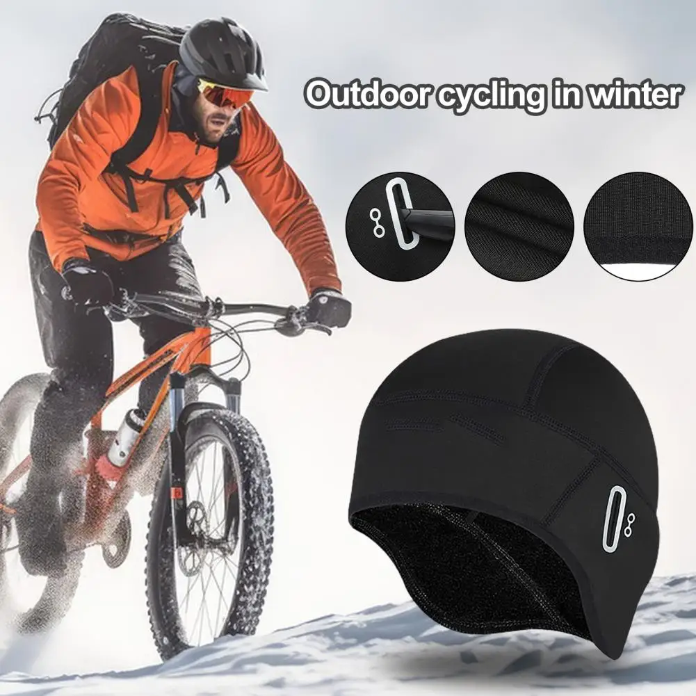 Cycling Beanie Hat Ultra-thick Fleece Lined Cycling Hat with Glasses Holes Windproof Winter Helmet Liner for Warmth Comfort
Cycling Beanie Hat Ultra-thick Fleece Lined Cycling Hat with Glasses Holes Windproof Winter Helmet Liner for Warmth Comfort